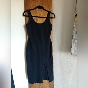 Api Midi Dress in Black with Slit M